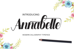 Annabelle Font: Modern Calligraphy for Crafters