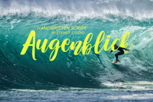 Augenblick Font: Smooth Handwritten Style for Digital Campaigns