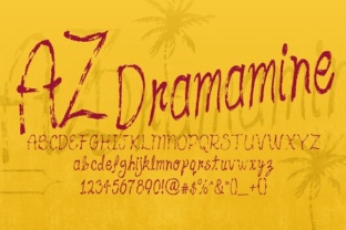 AZ Dramamine Font: Testing a Retro Typeface for Branding