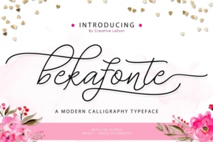 Bekafonte Font: Adding Hand-Drawn Elegance to Brand Identity