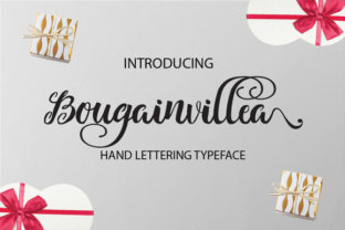 Bougainvillea Font: Elegant Hand Lettering for Crafters