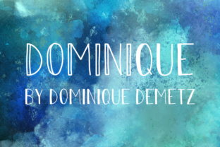 Dominique Font: A Handwritten Typeface for Editorial Design