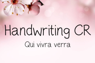 Handwriting CR Font: Elevating Digital Brand Identity