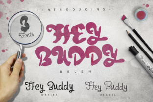 Hey Buddy Font: Stylish Script Typography for Web Design