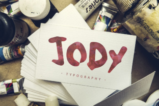 Jody Font: Adding Acrylic Texture to Editorial Design