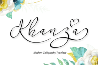 Khanza Font: A Hand Drawn Typeface for Editorial Design