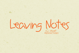 Leaving Notes Font: Playful Branding for Small Business
