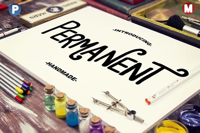 Permanent Font: Playful Typography for Digital Campaigns