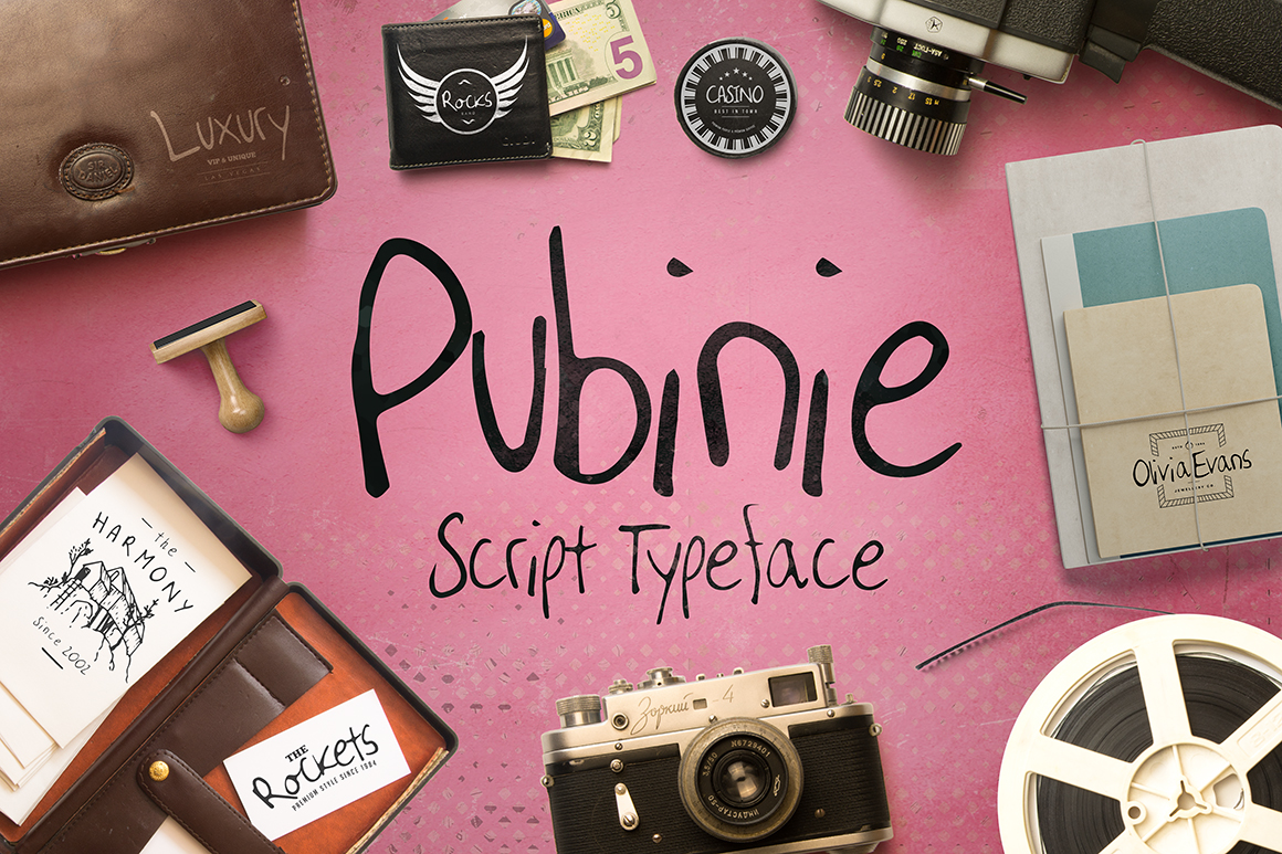 Pubinie Font: A Delicate Script for Modern Branding