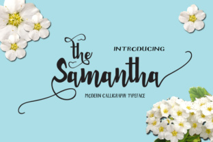 Samantha Font Review: A Script Typeface for Boutique Branding