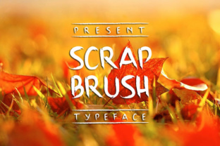 Scrap Brush Font for Editorial Design