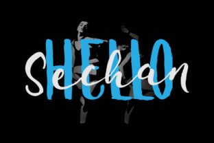 Sechan Font: Elevate Marketing Visuals with Hand-Drawn Type