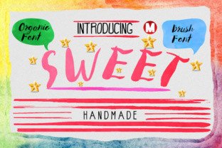 Sweet Font: Organic Script for Editorial Design