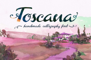 Toscana Font: Handmade Script for Editorial Design