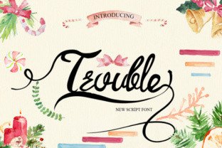 Trouble Font: Elevating Web Design with Script Typography