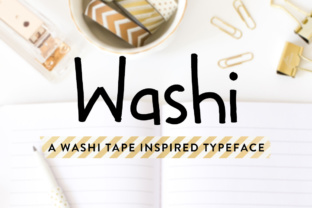 Washi Font Review: Hand-Drawn Charm for Editorial Layouts
