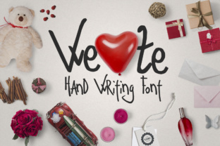 We Font: Elegant Marker Script for Handmade Products